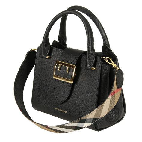 burberry bolsa preta|burberry leather handbags.